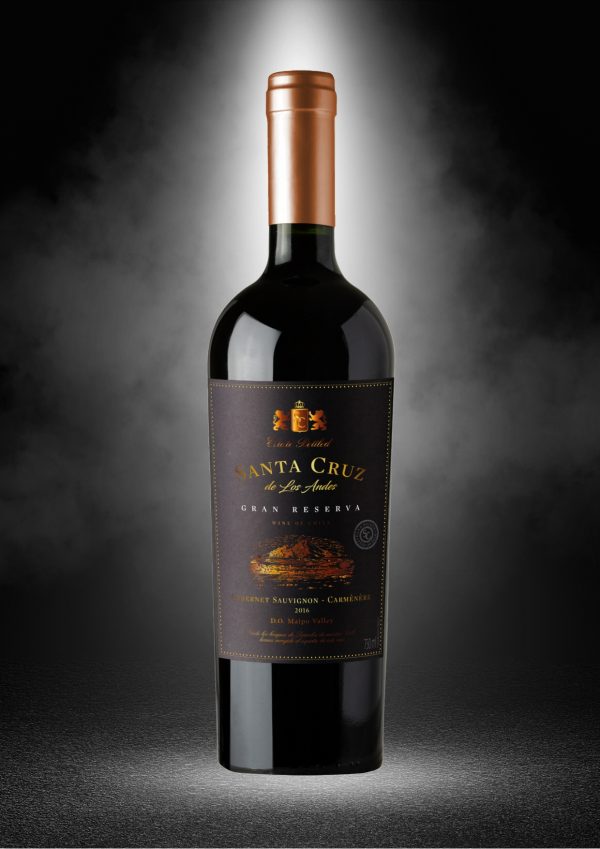 Vinho Santa Cruz de los Andes GRAN RESERVA Cabernet Savignon - Carmenere - Imagem 2